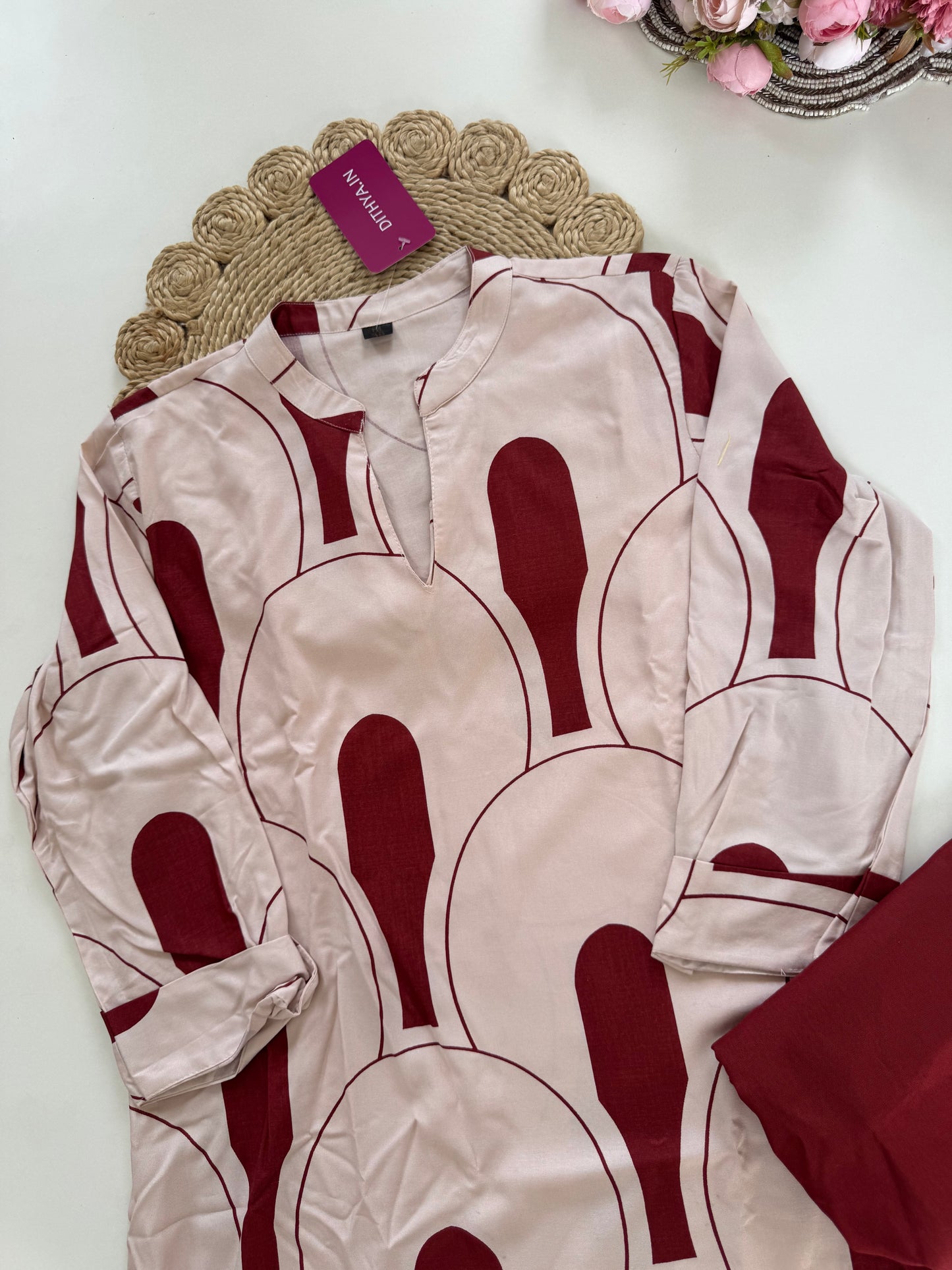 K015 - Muslin cotton coord set