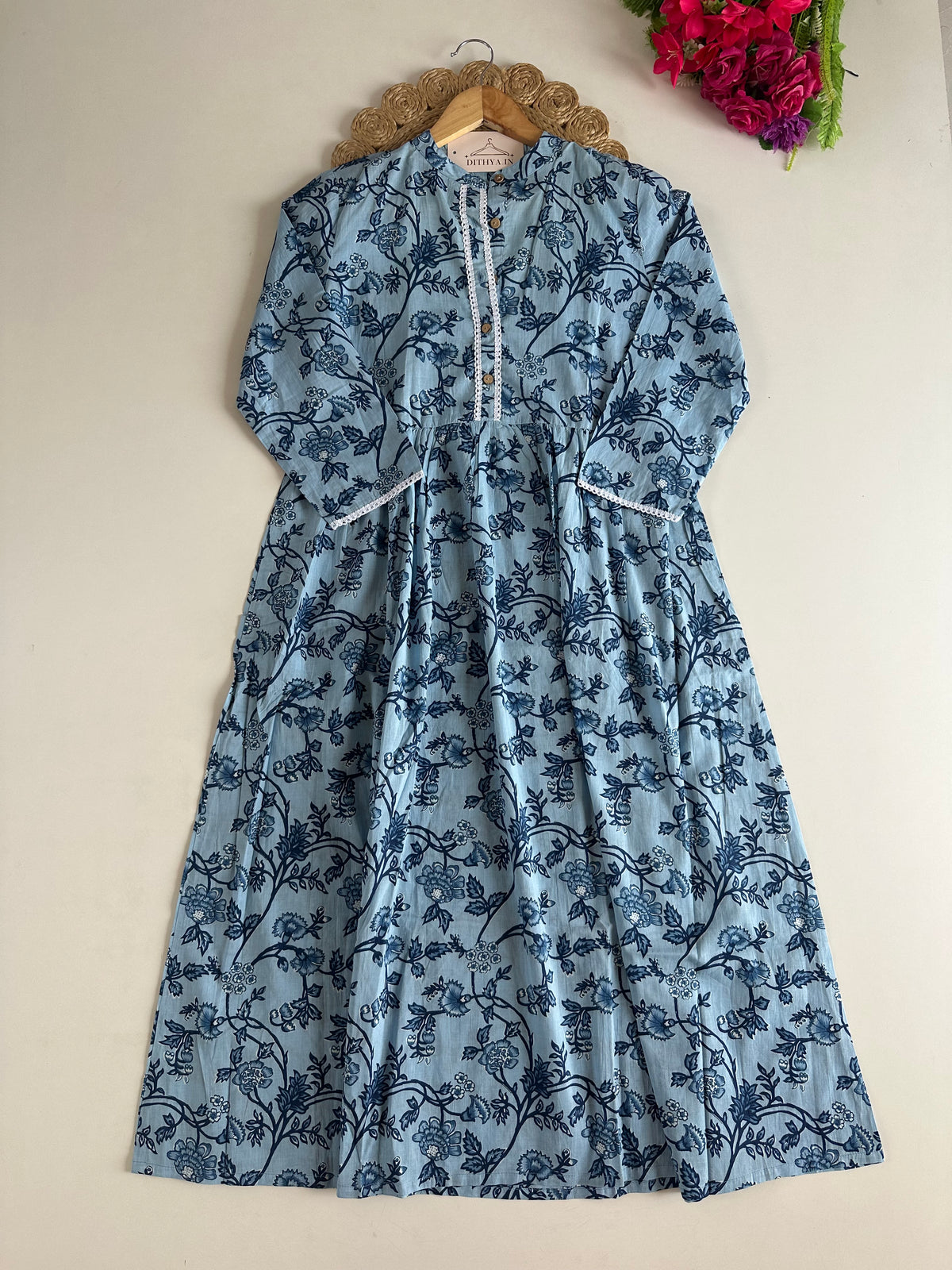 D636-Cotton Anarkali