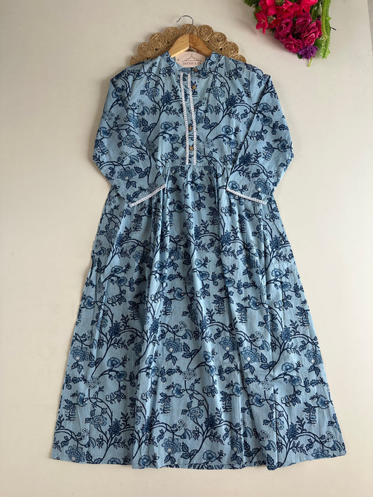 D636-Cotton Anarkali