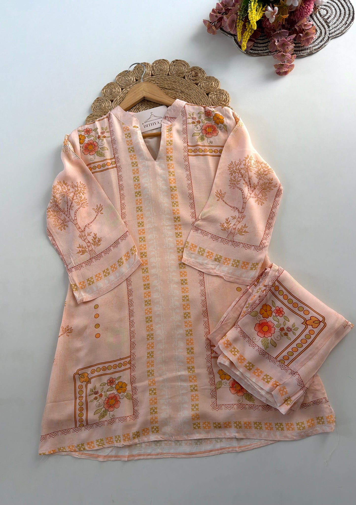 K507 - Muslin printed coord set