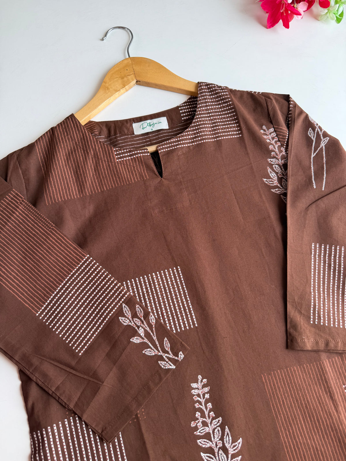 K087 - Mul cotton printed coord set