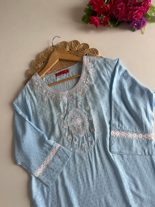 D550-Cotton straight Kurti