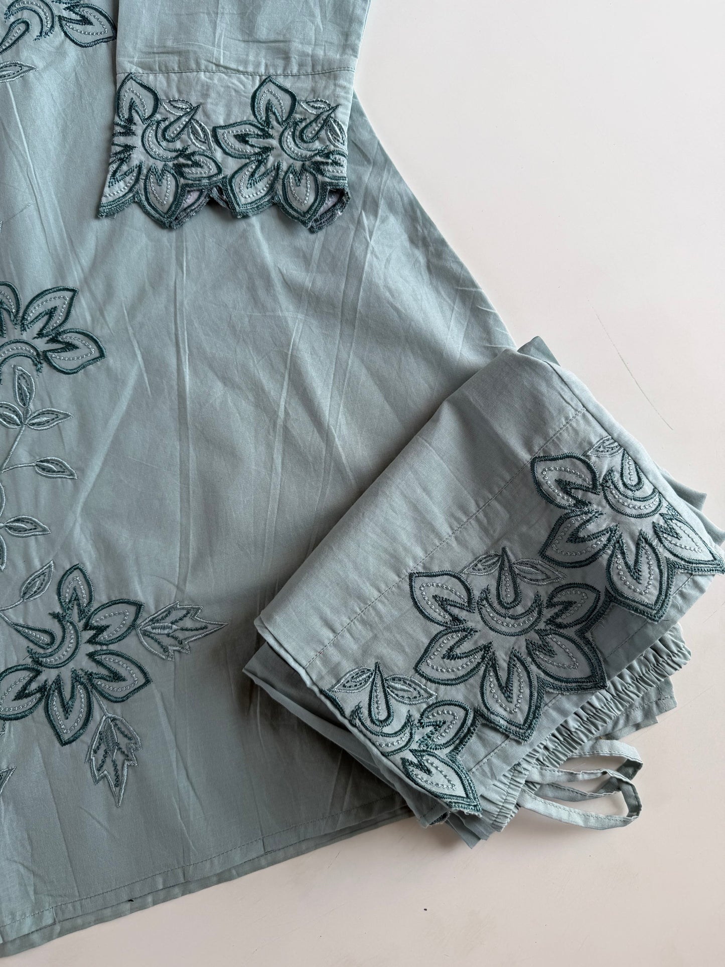 K431 - Mul cotton embroidered coord set