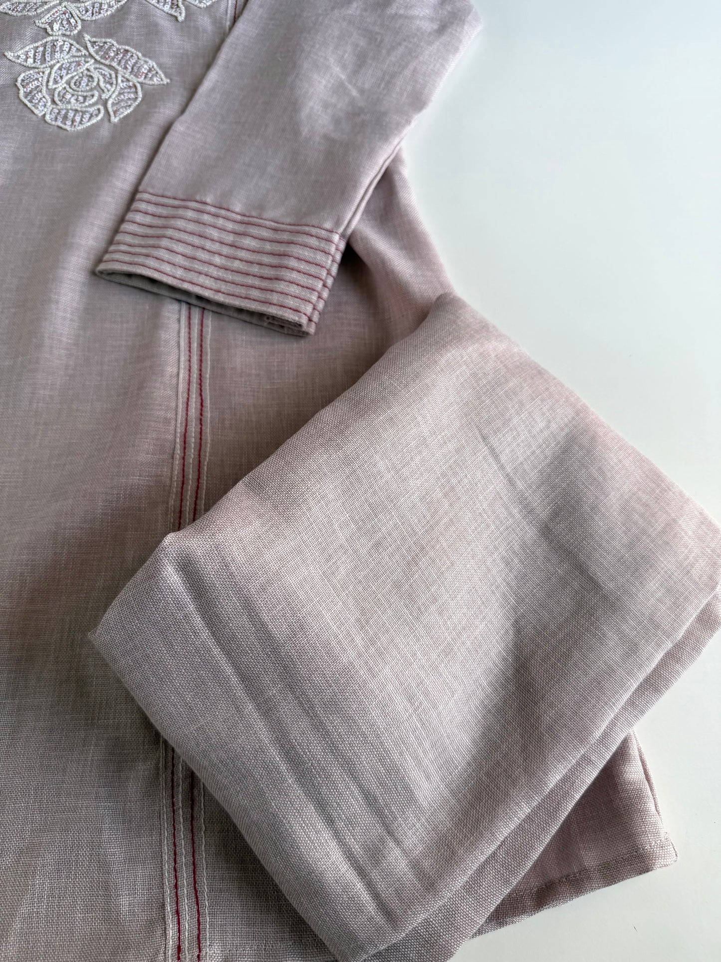 K489 - Linen cotton handwork coord set