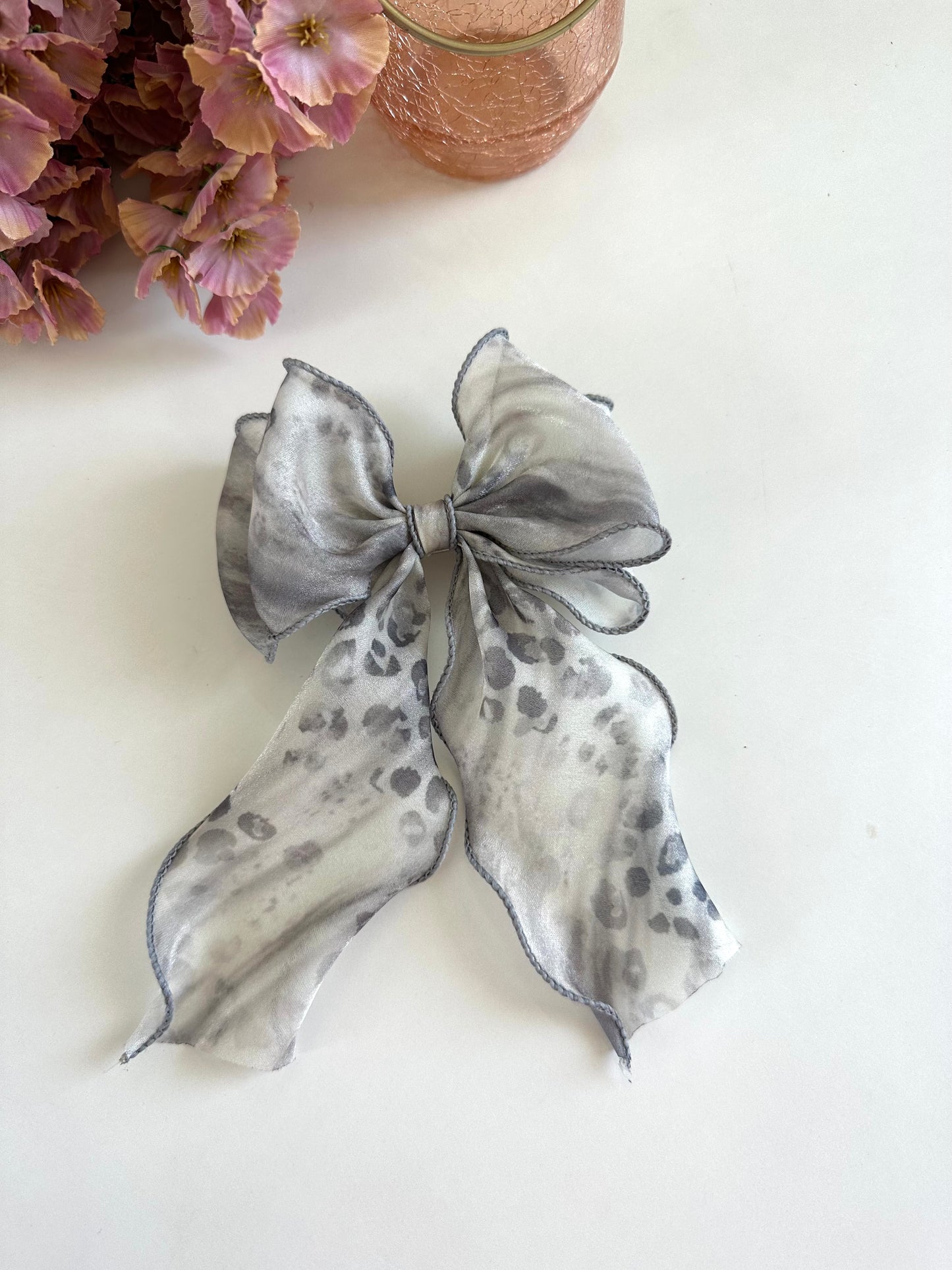 A017 - Printed bow clip (per piece)