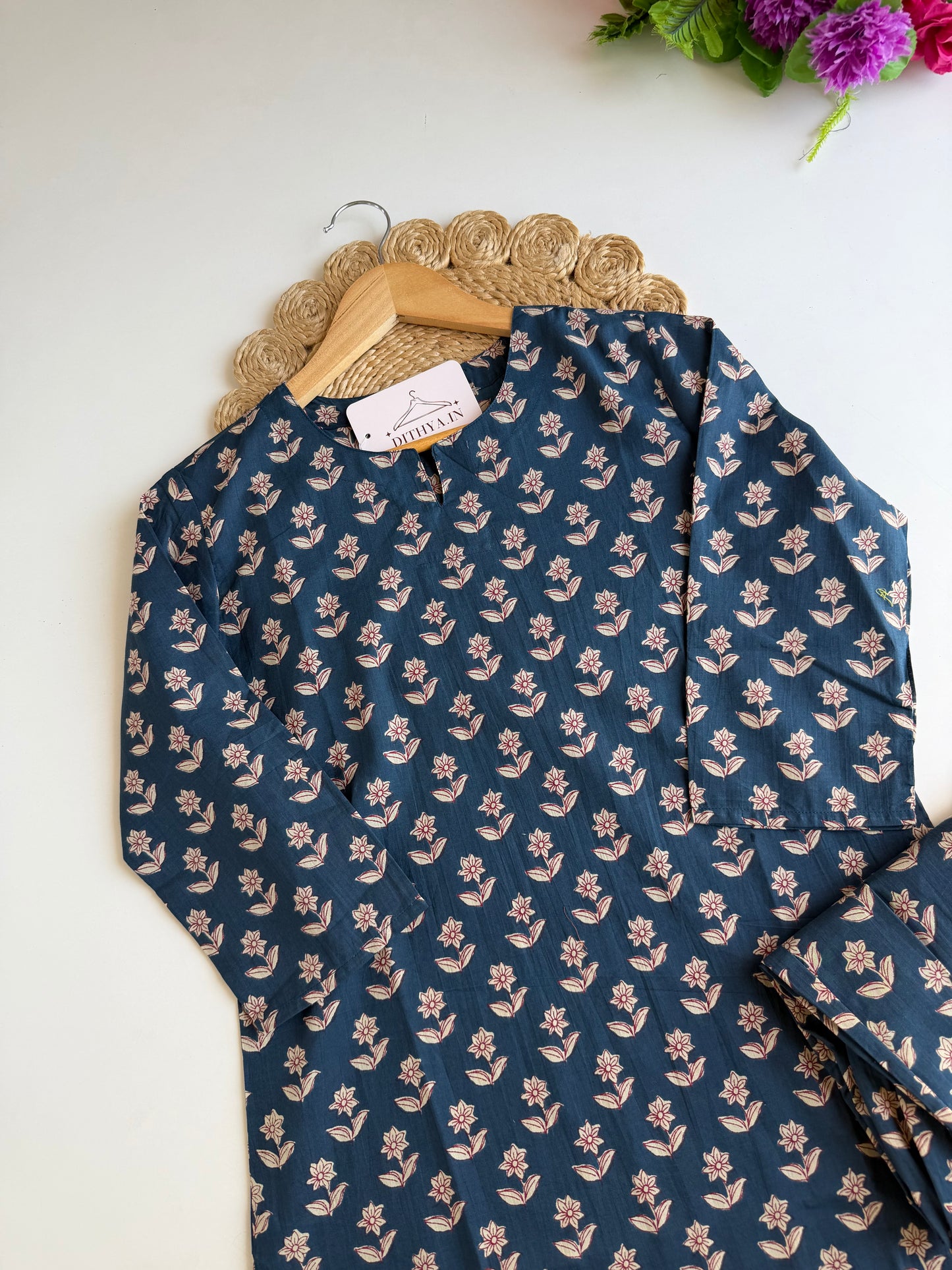 K036 - Printed cotton coord set