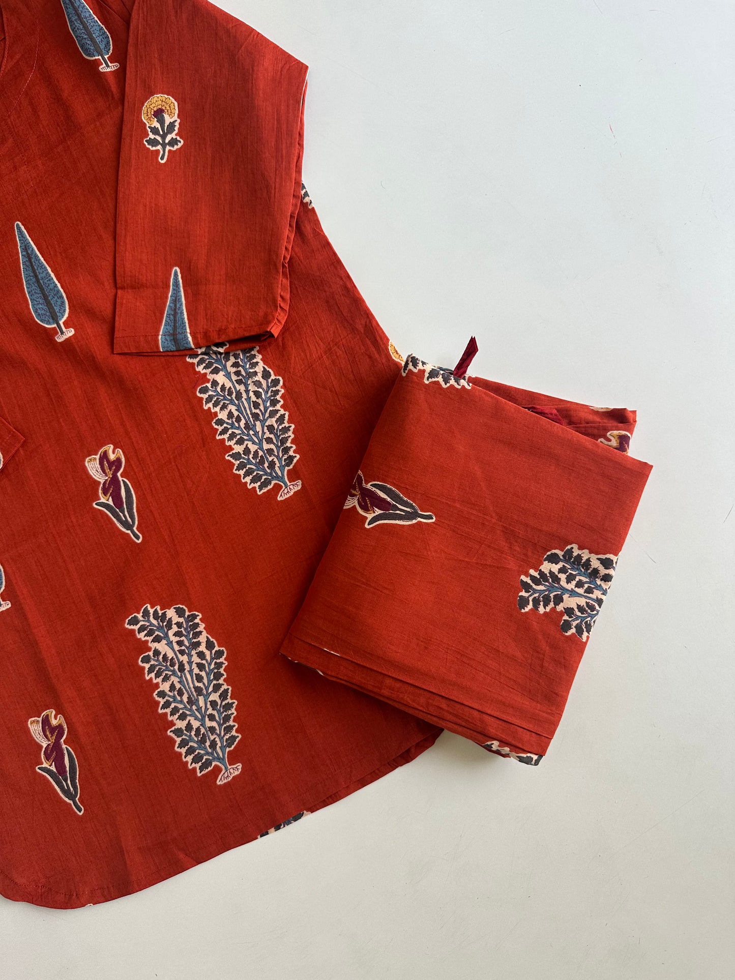 K543 - Mul cotton printed coord set