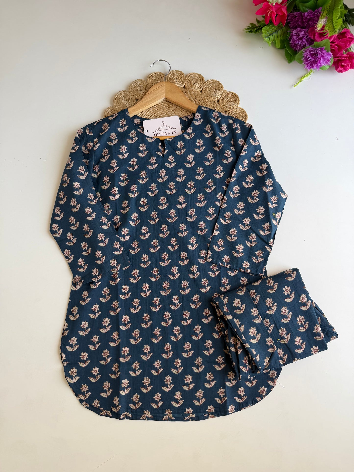 K036 - Printed cotton coord set