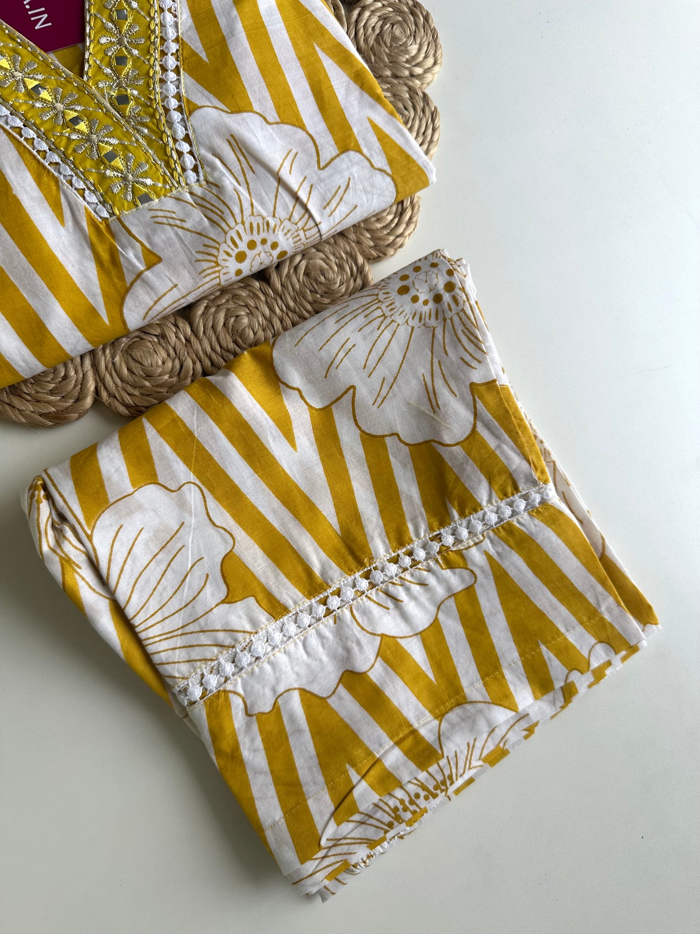 K300 - Cotton embroidered coord set