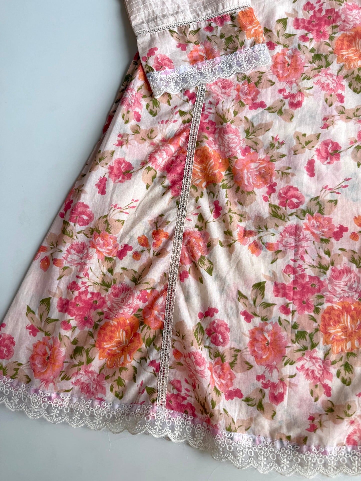 K553 - Mul cotton embroidered Kurti with pants