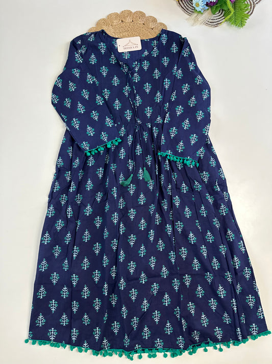 D697-Cotton Aline Kurti