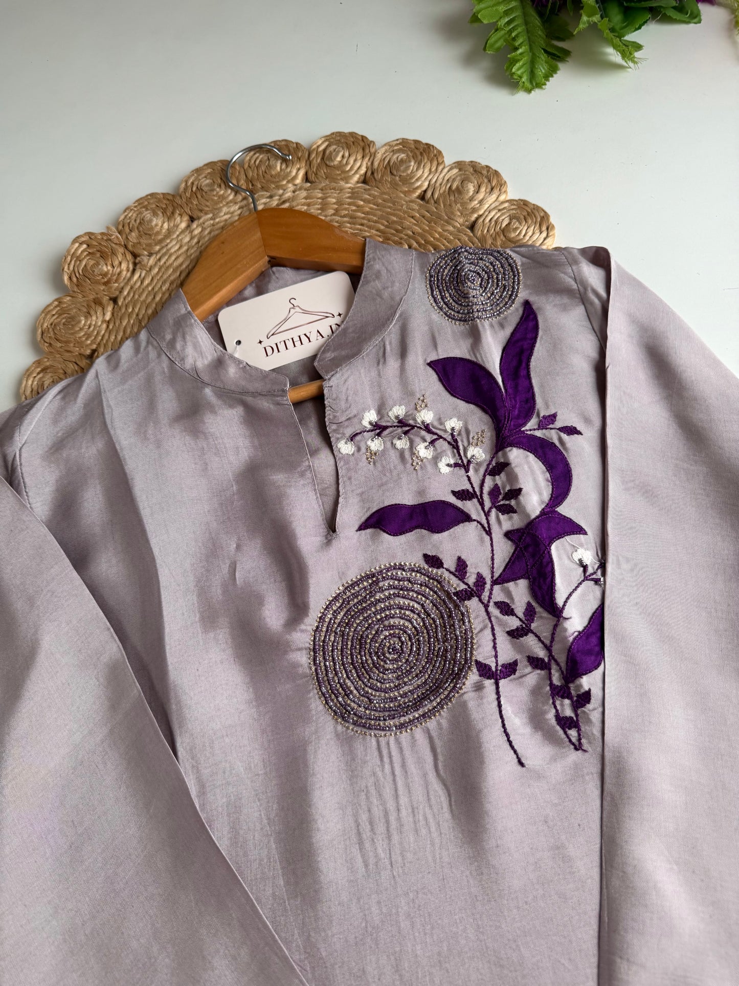 K291 - Muslin handwork coord set