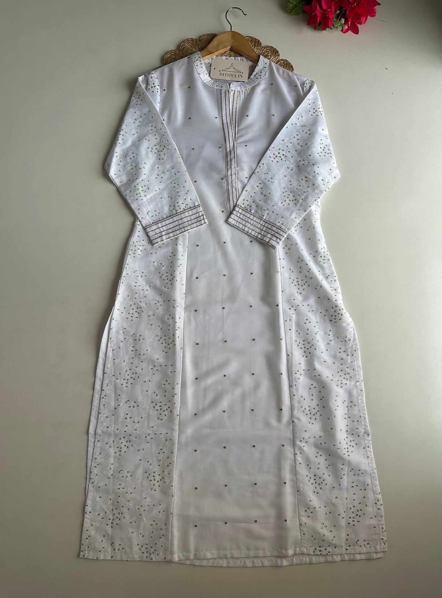 D521-Cotton Aline Kurti
