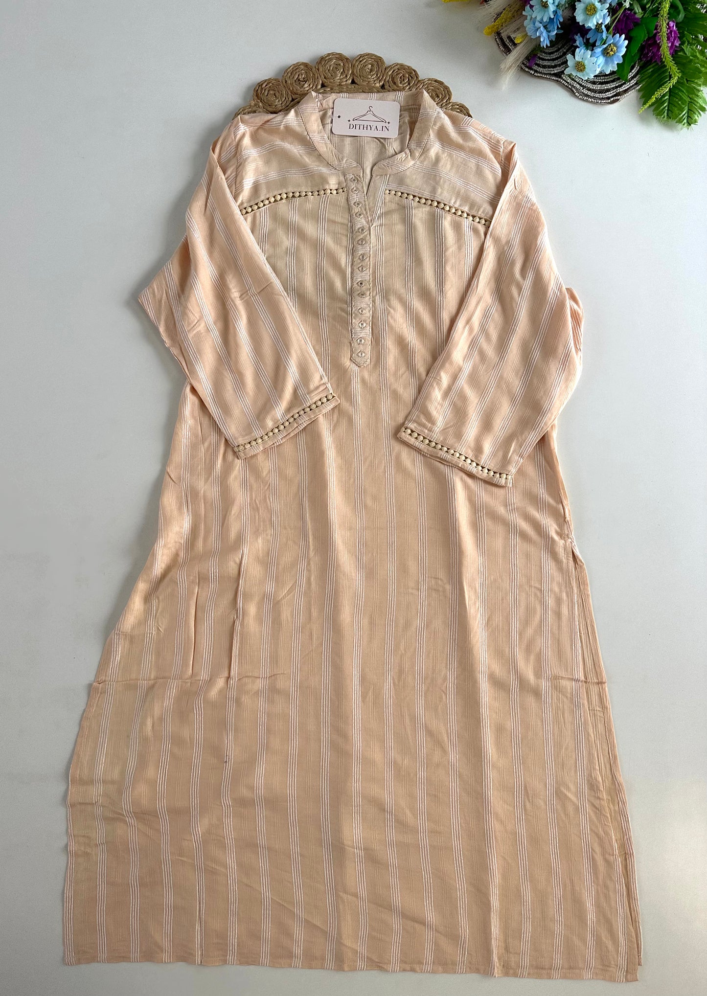 D546-Cotton Aline Kurti
