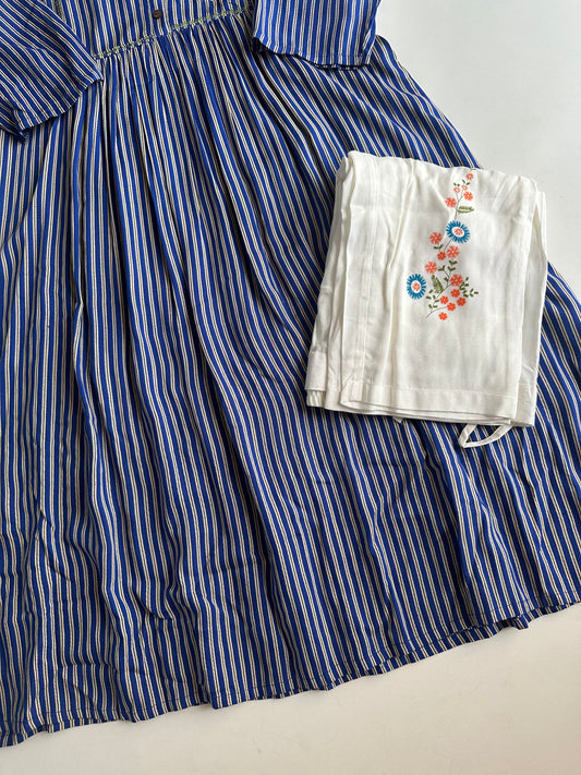 D565-Cotton Anarkali with pants