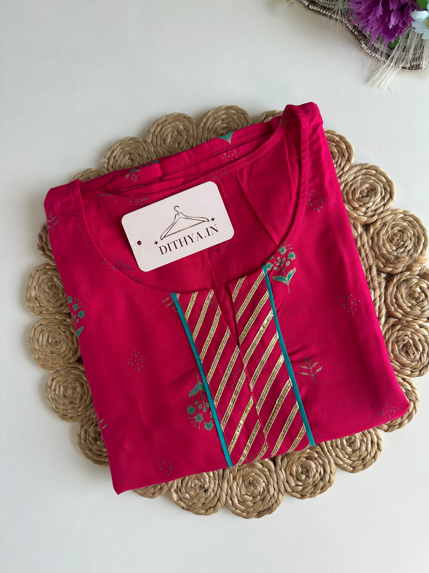 D620-Muslin straight Kurti