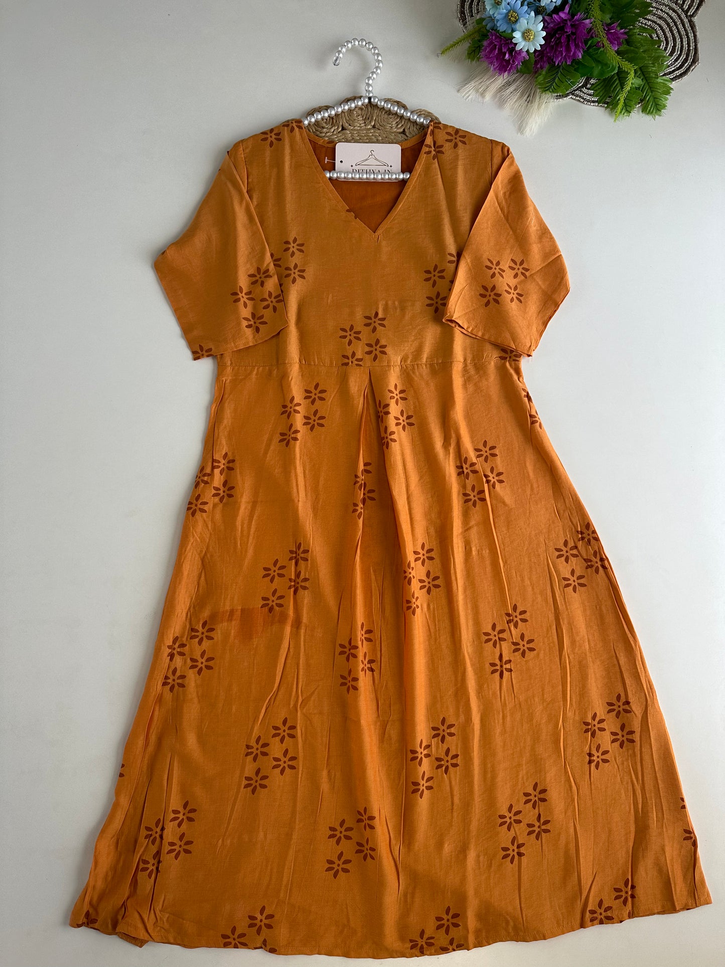 D650-Cotton Aline Kurti