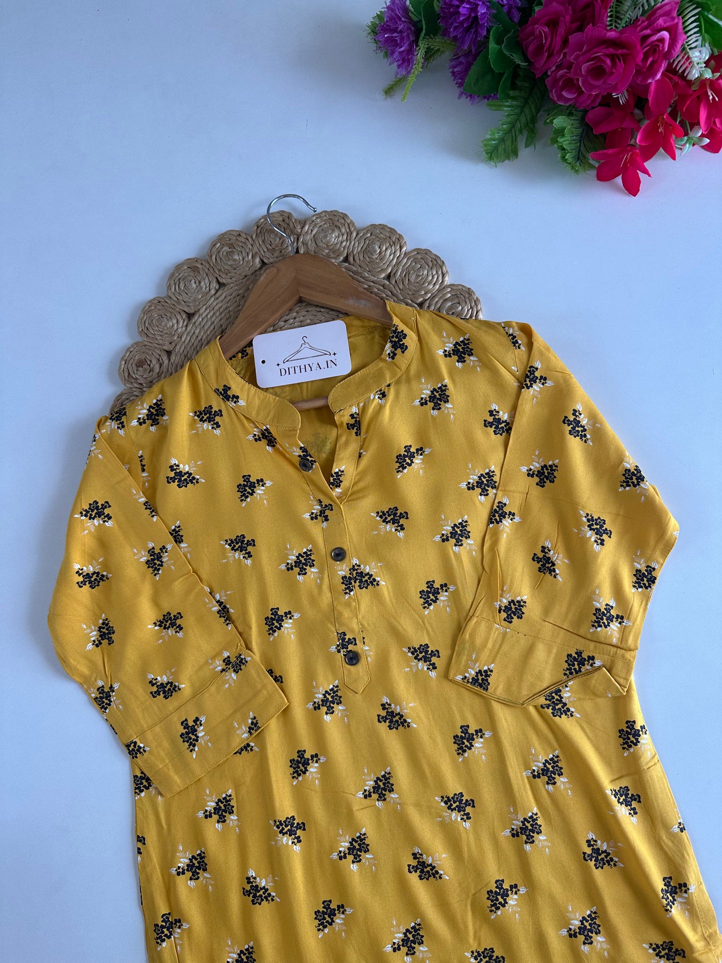 D662-Cotton  straight Kurti