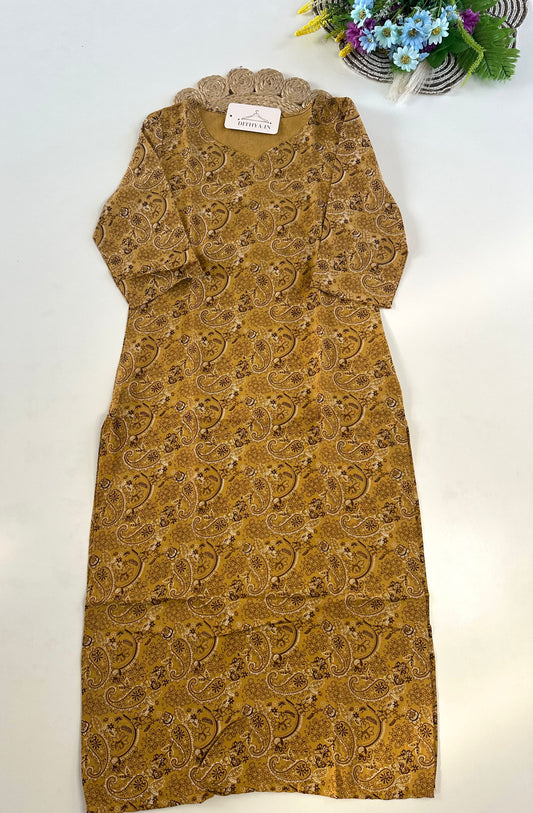D685-Cotton straight Kurti