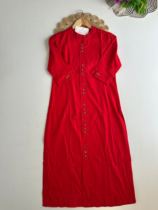 D687-Cotton straight Kurti