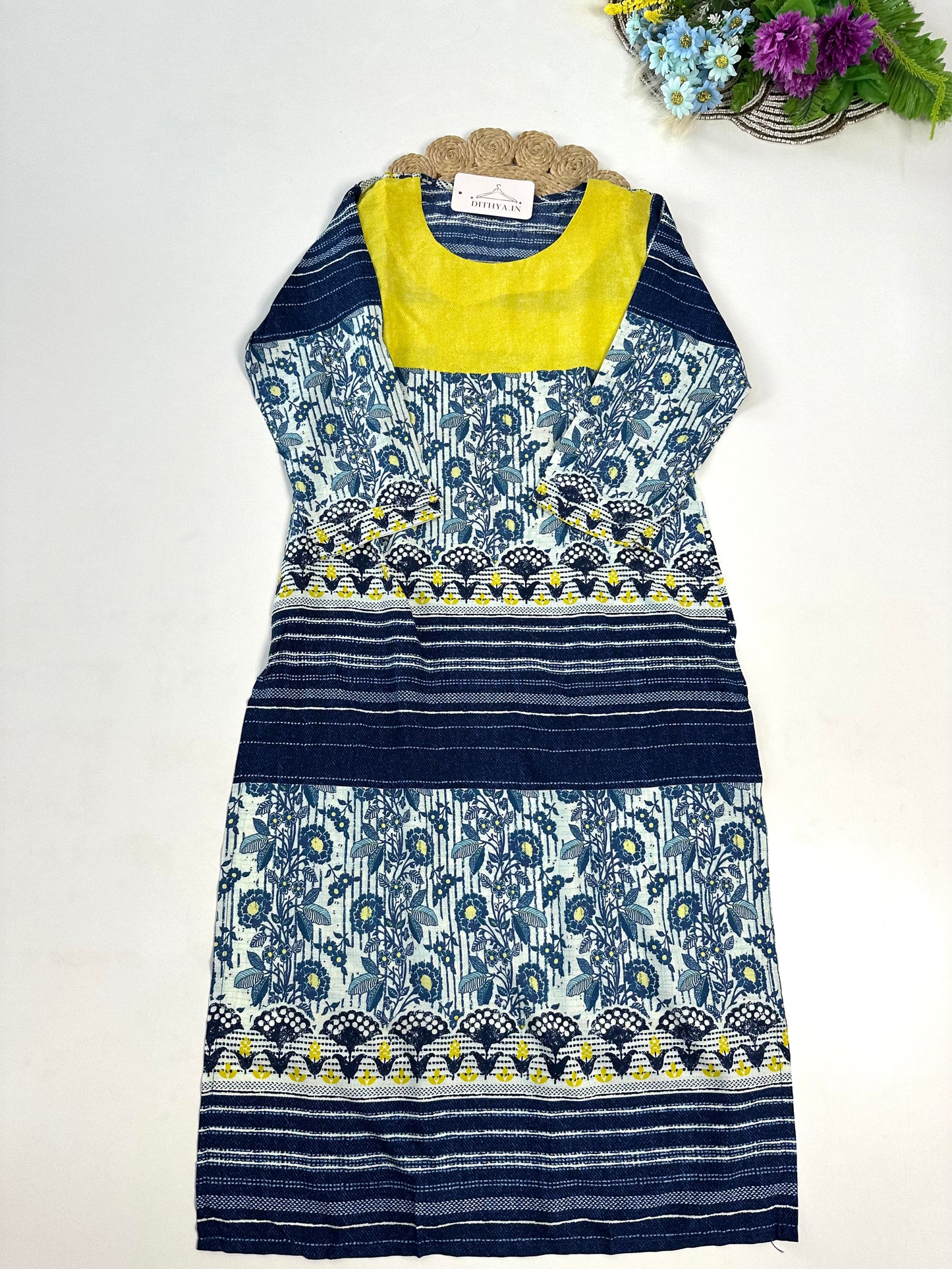 D691-Cotton straight Kurti