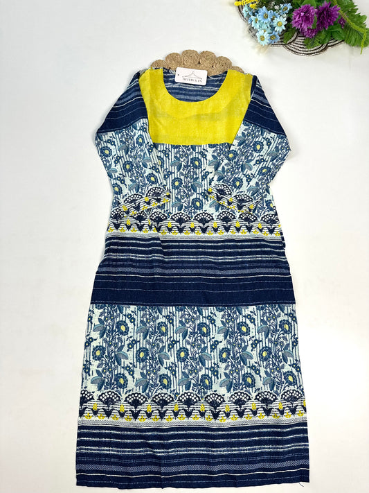 D691-Cotton straight Kurti