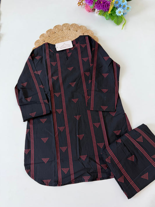 K473 - Mul cotton printed coord set