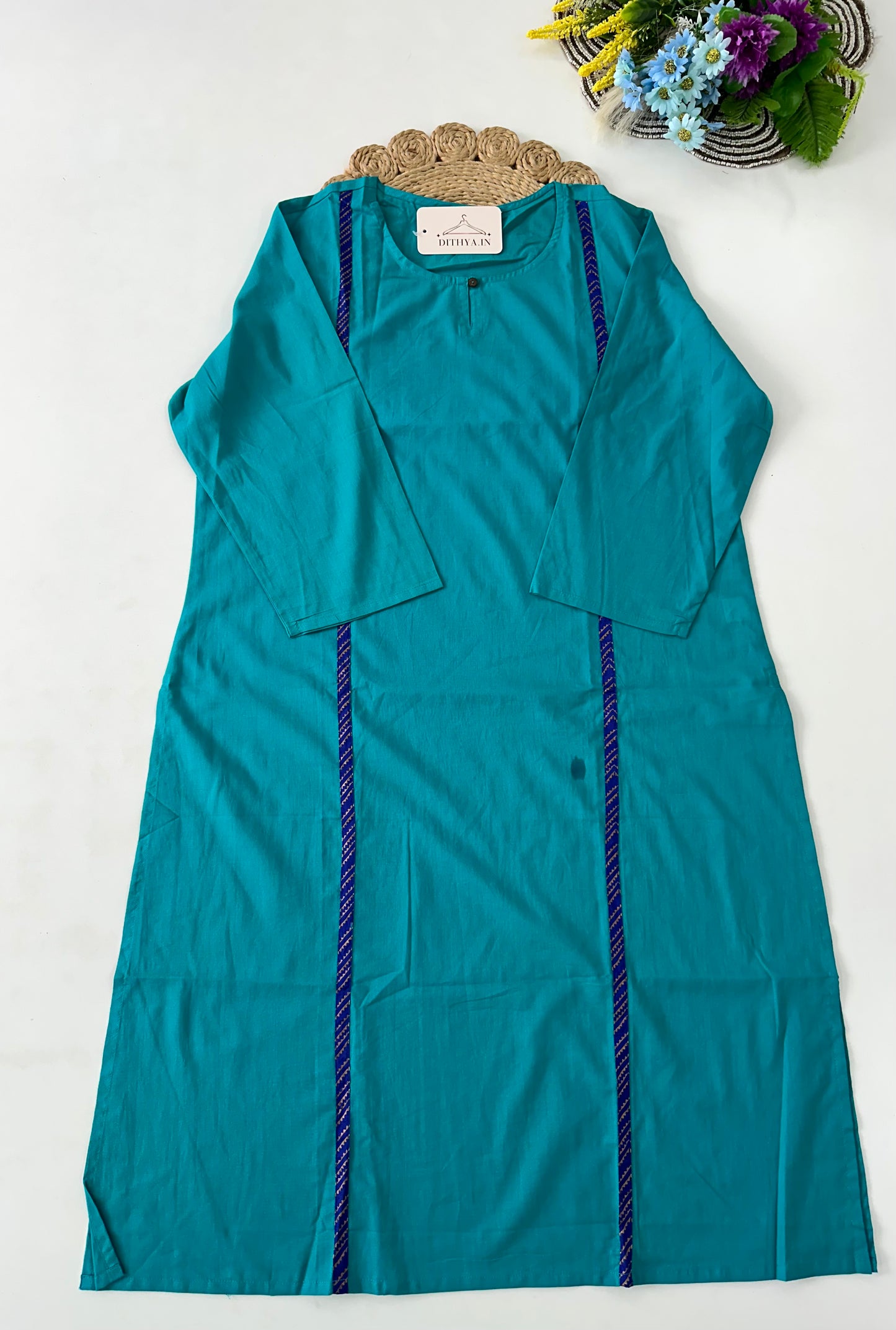 D703-Cotton straight Kurti