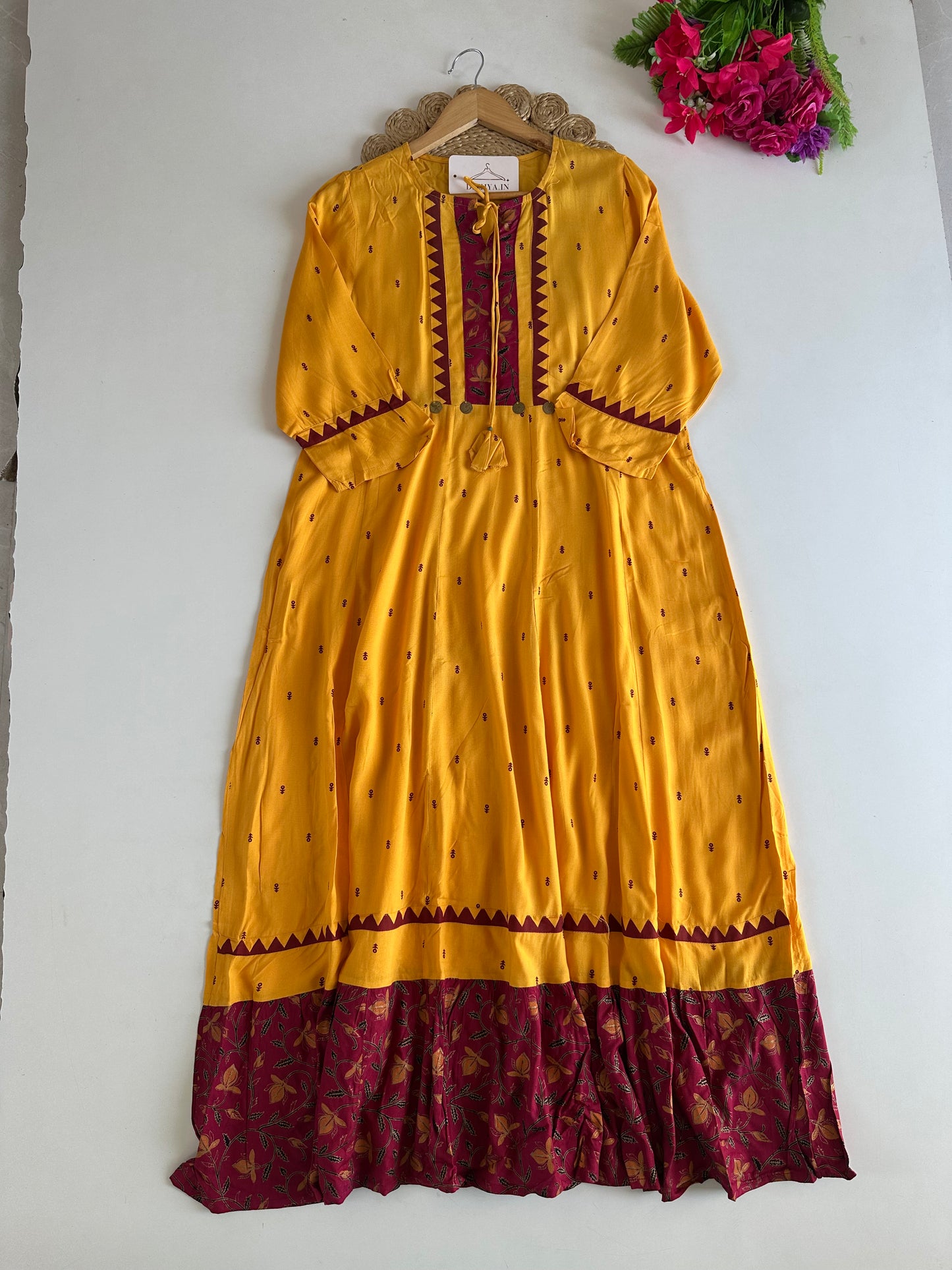 D731-Cotton Aline Kurti
