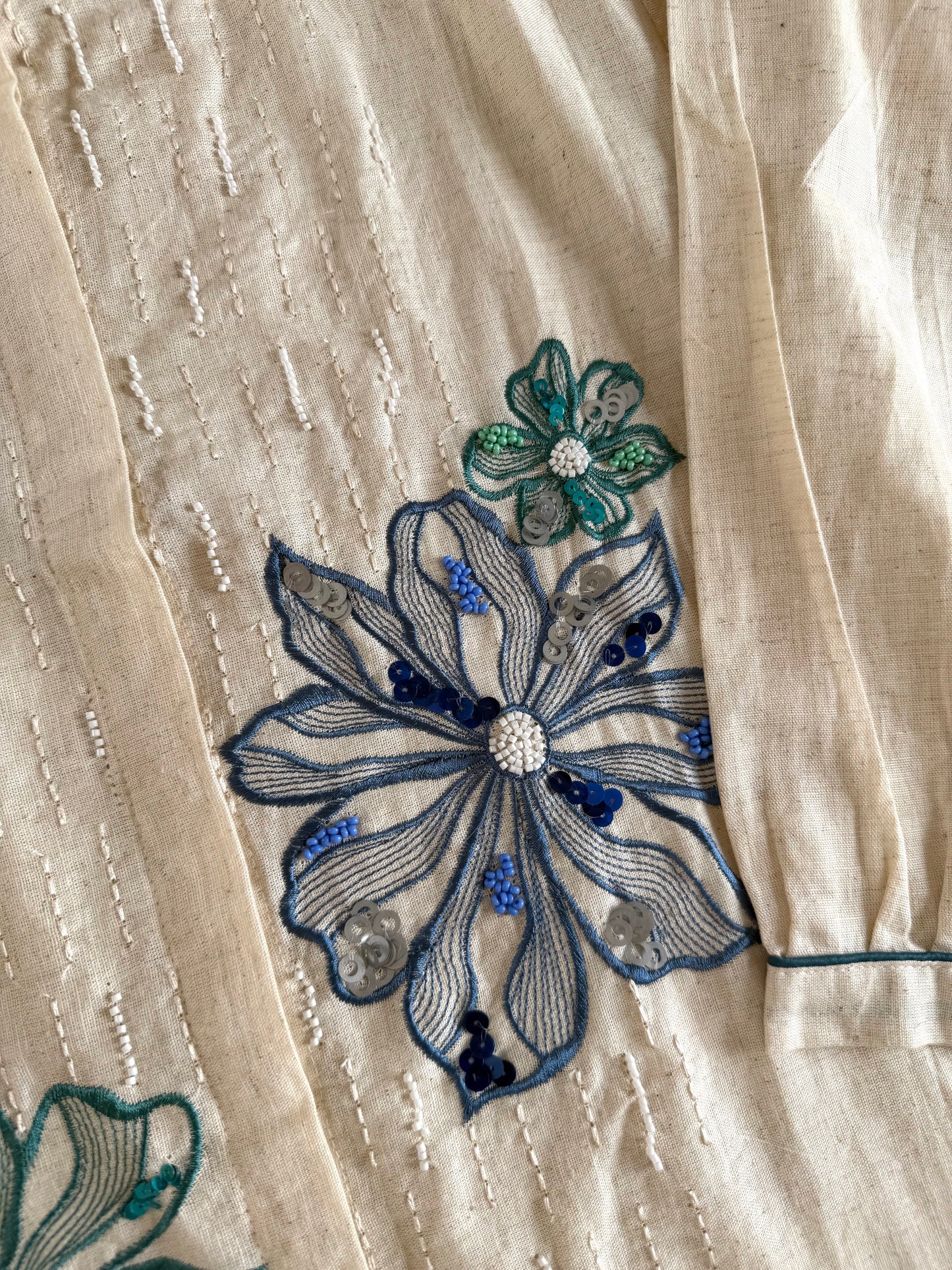 K508 - Mul cotton handwork coord set