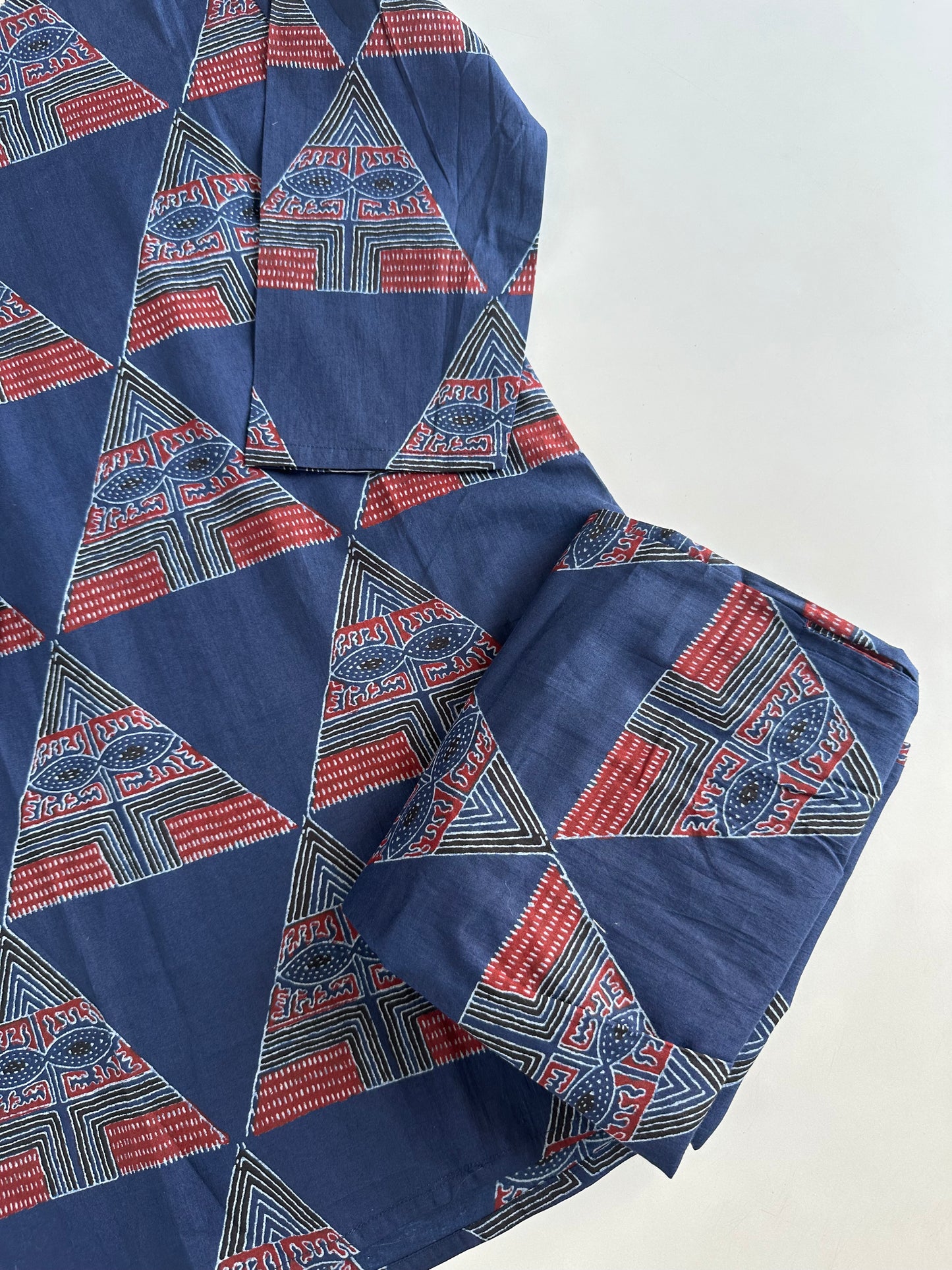 K518 - Mul cotton printed coord set