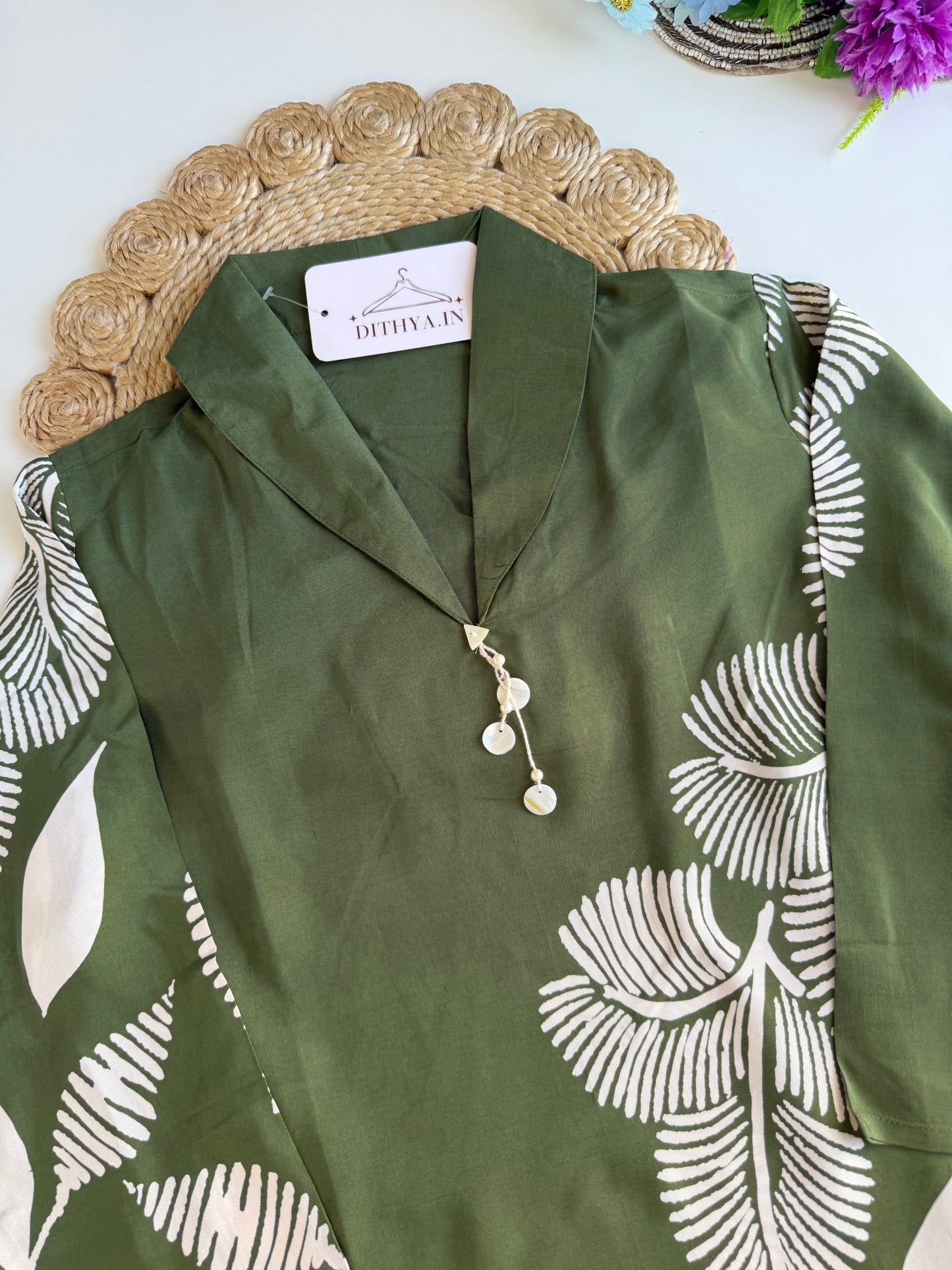 K572 - Muslin printed Shirt