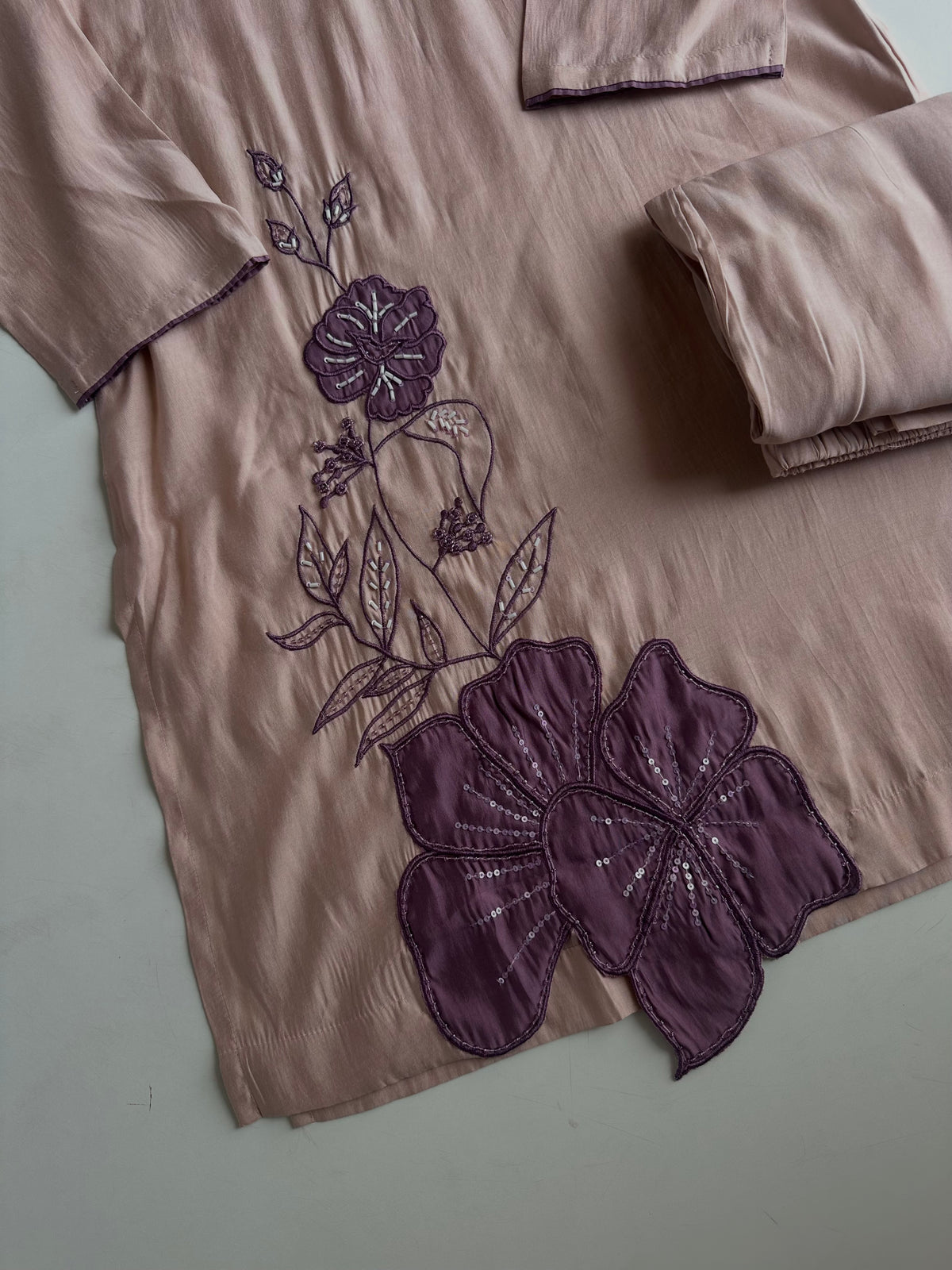 K360 - Muslin embroidered coord set