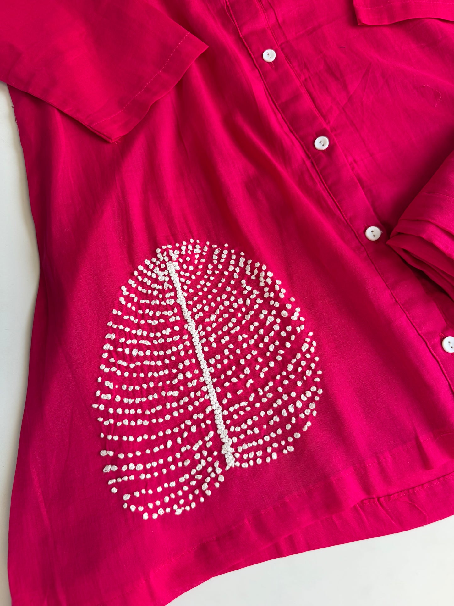 K674 - Mul cotton embroidered coord set