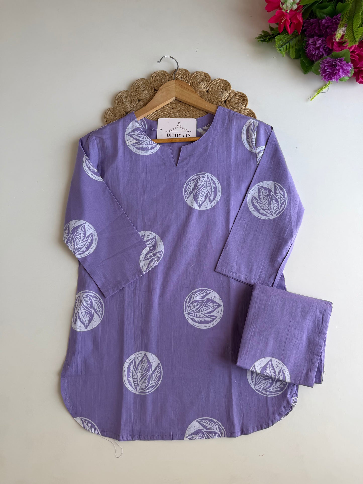 K081 - Printed cotton coord set