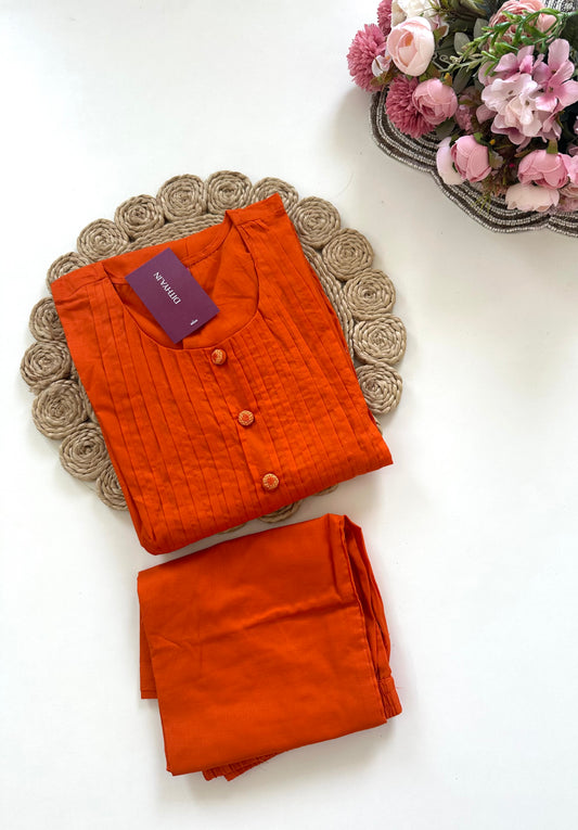 K001 - Cotton embroidered Kurti with pants