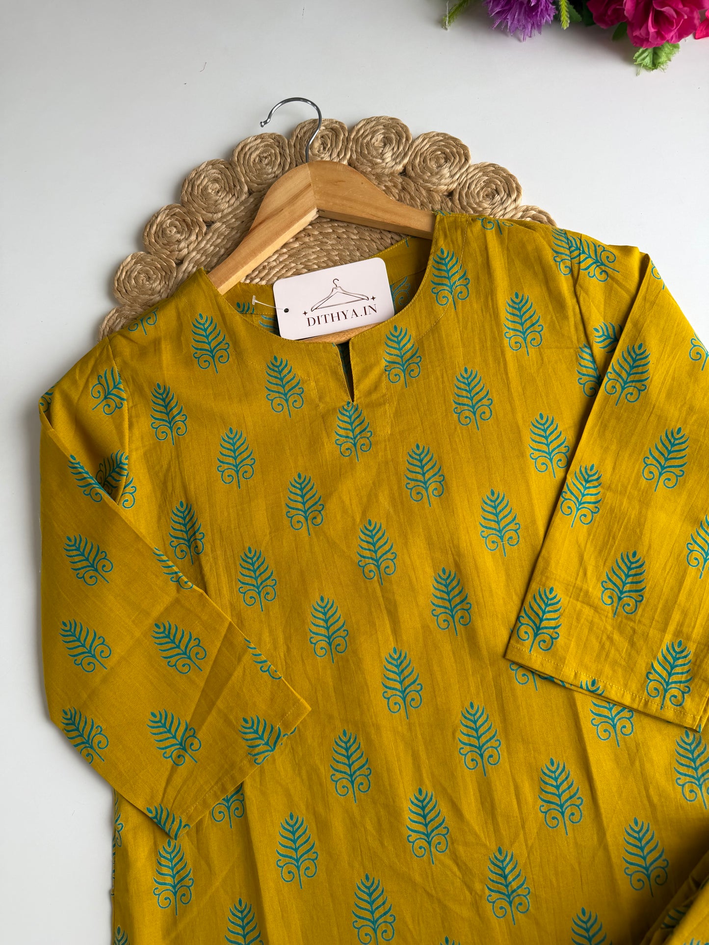 K706 - Mul cotton printed coord set
