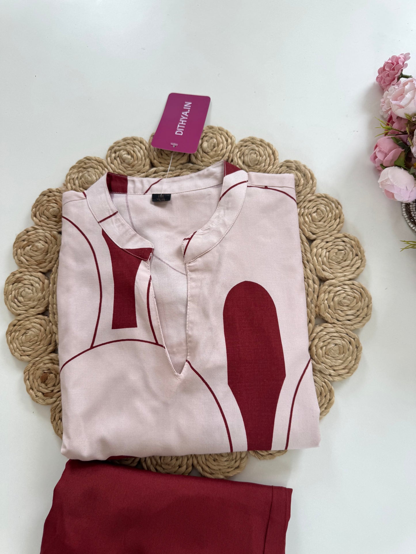 K015 - Muslin cotton coord set
