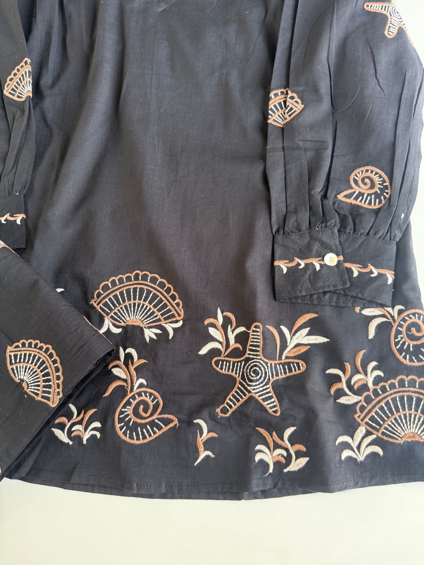 K303 - Mul cotton embroidered coord set