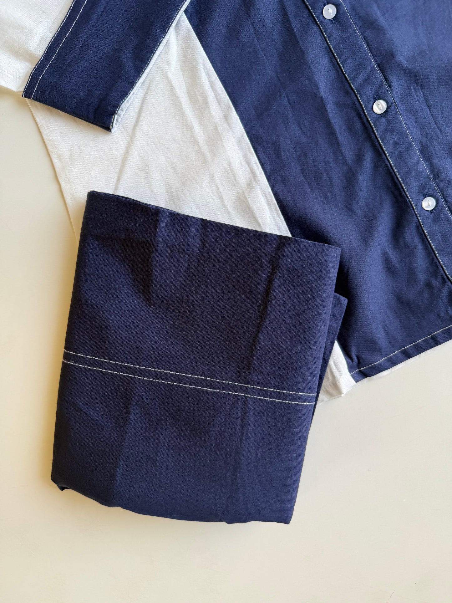 K435 - Denim cotton coord set