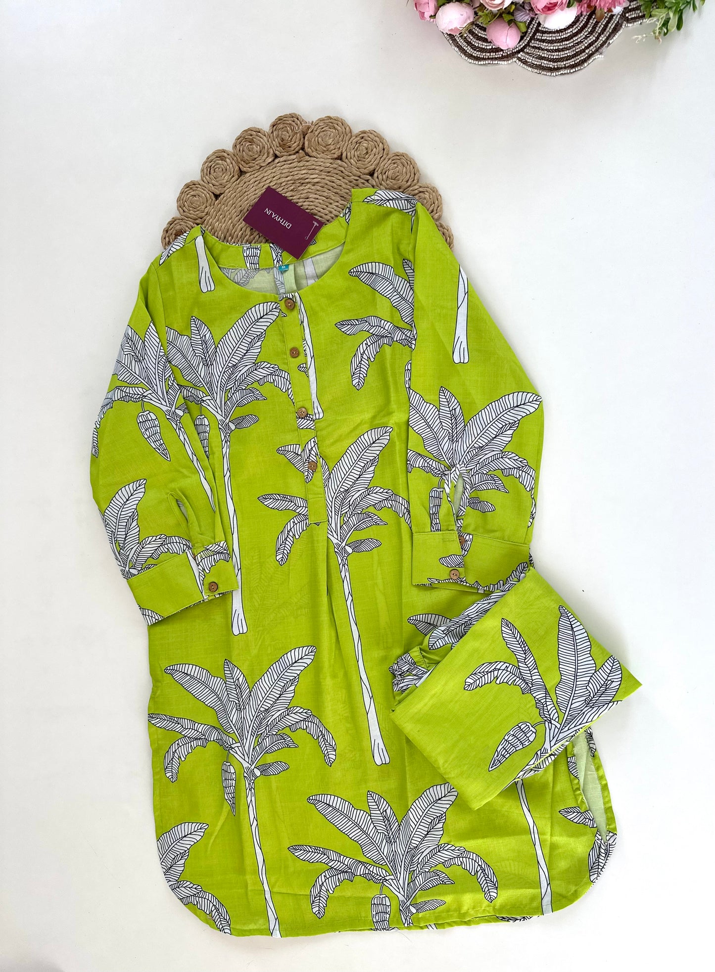 K393 - Cotton printed coord set