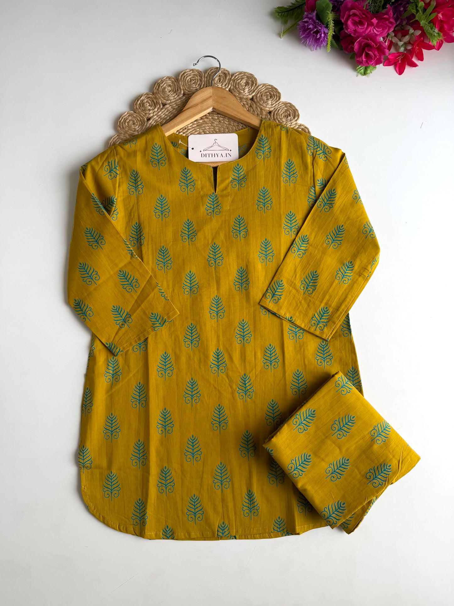 K706 - Mul cotton printed coord set