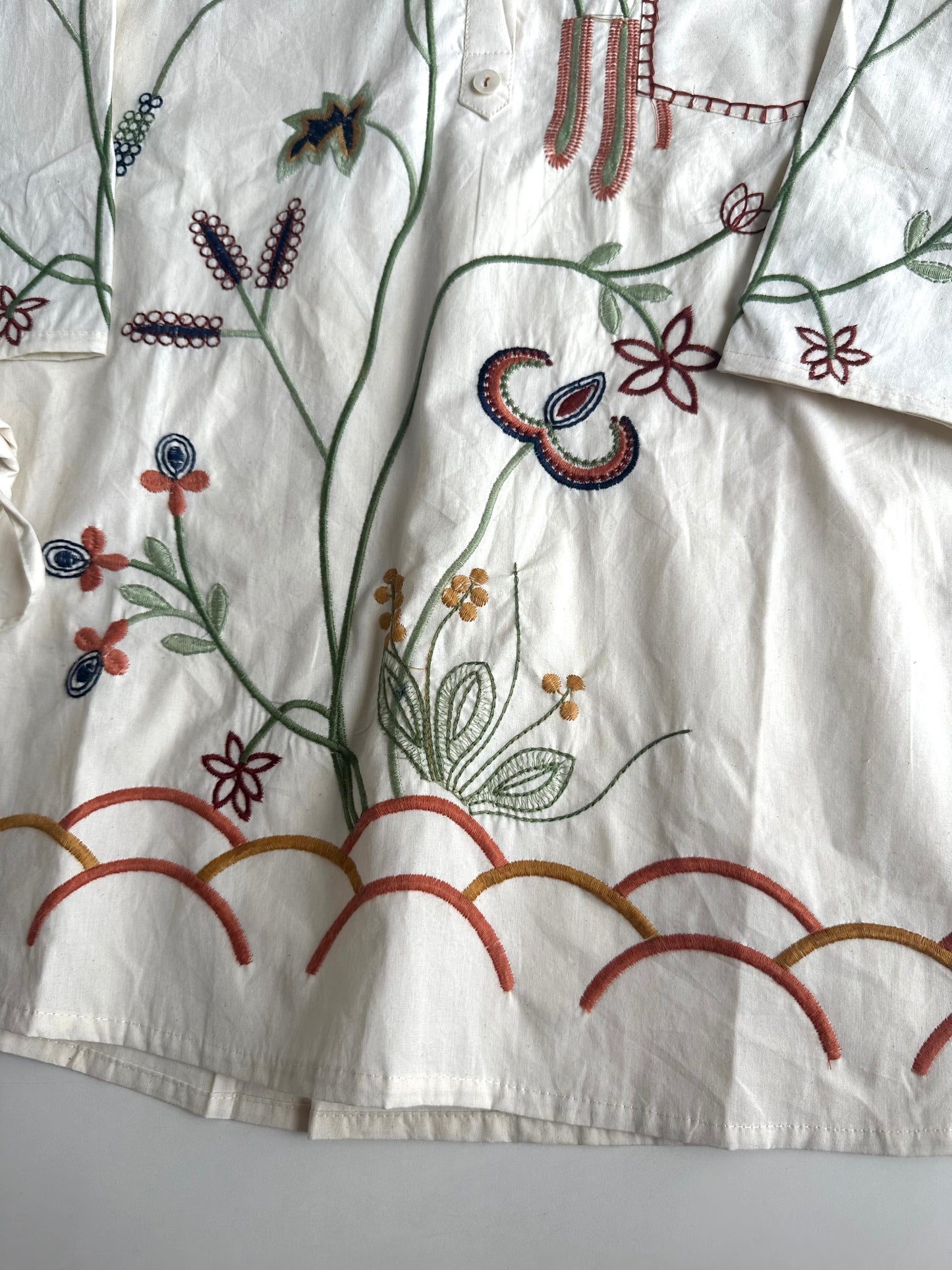 K108 - Cotton embroidered coord set