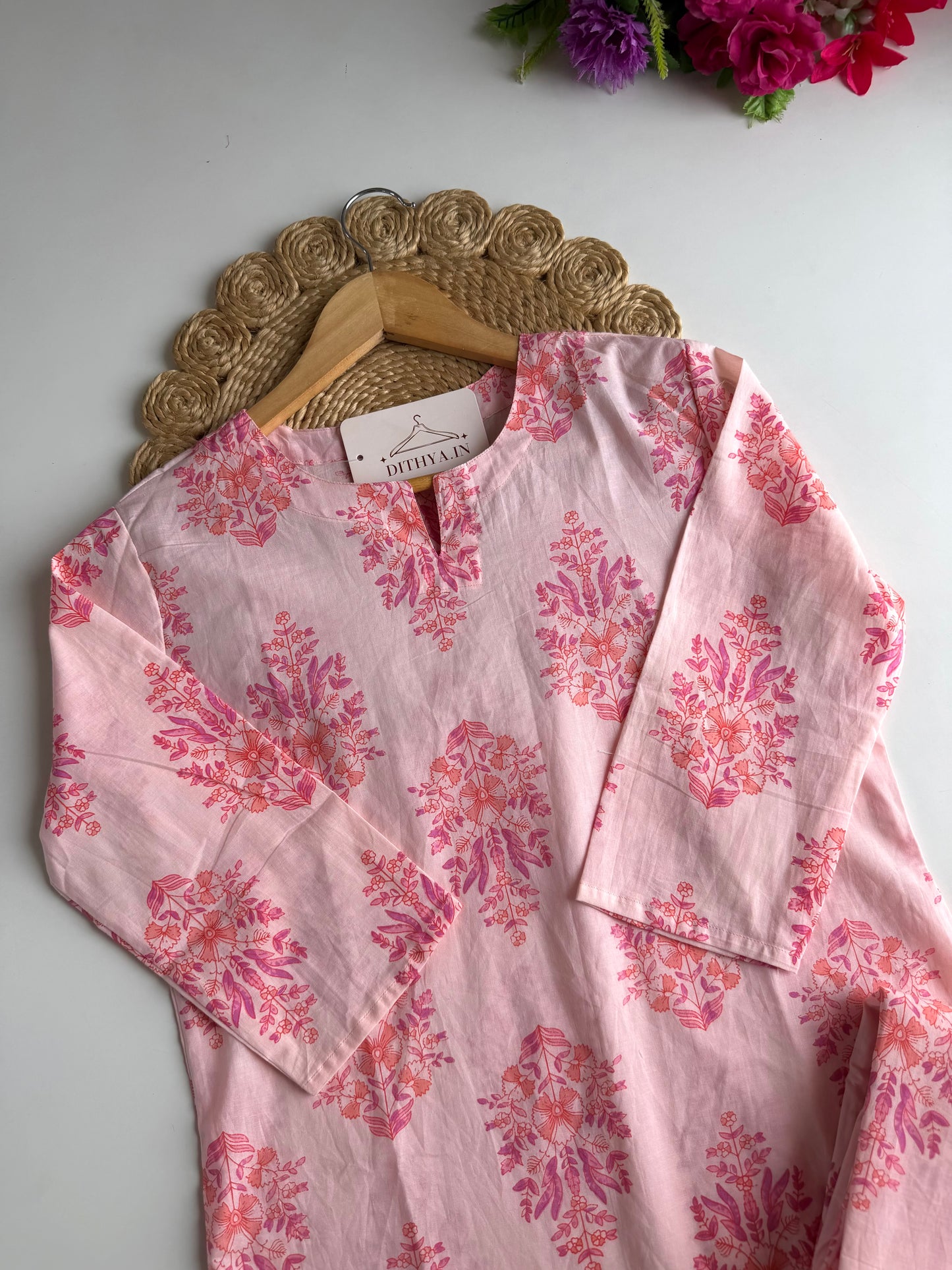 K705 - Mul cotton printed coord set