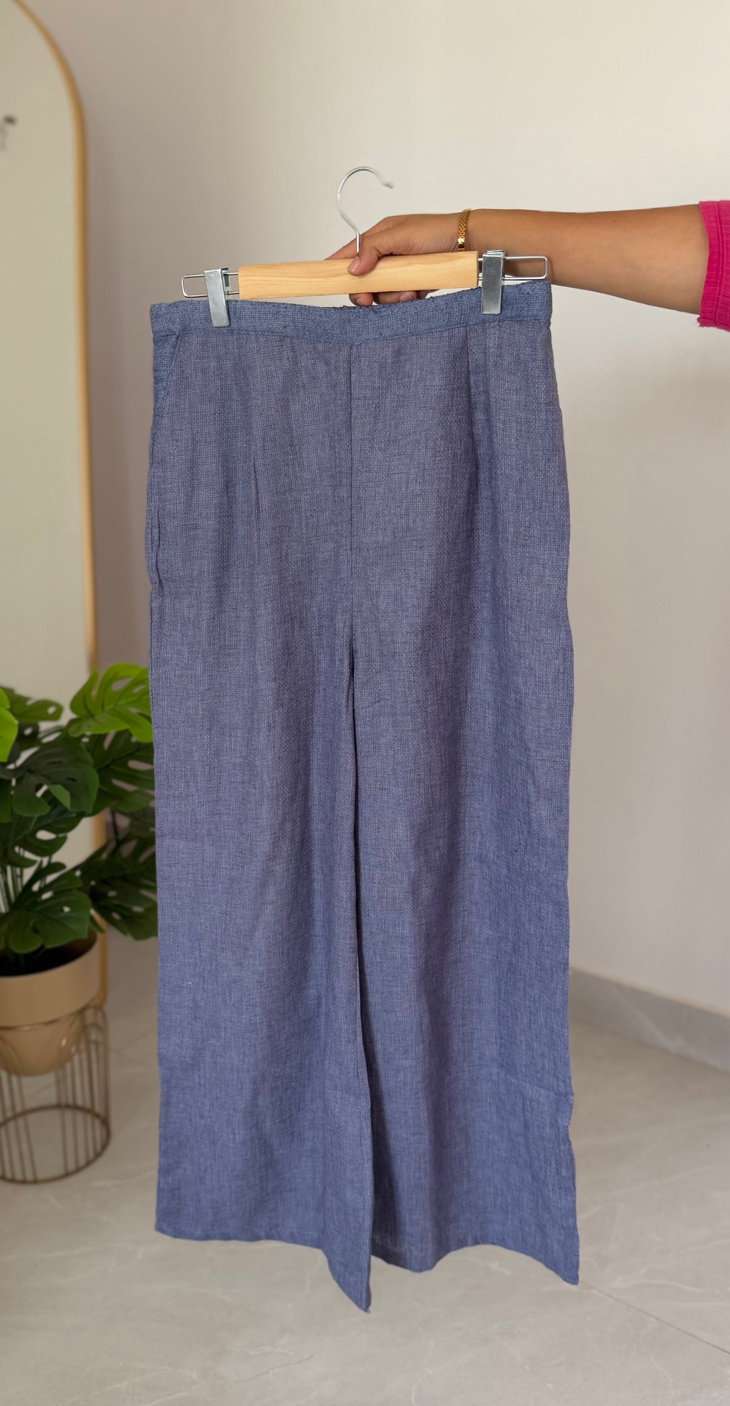 K500 - Linen cotton appliqué embroidered coord sets in 2 colours