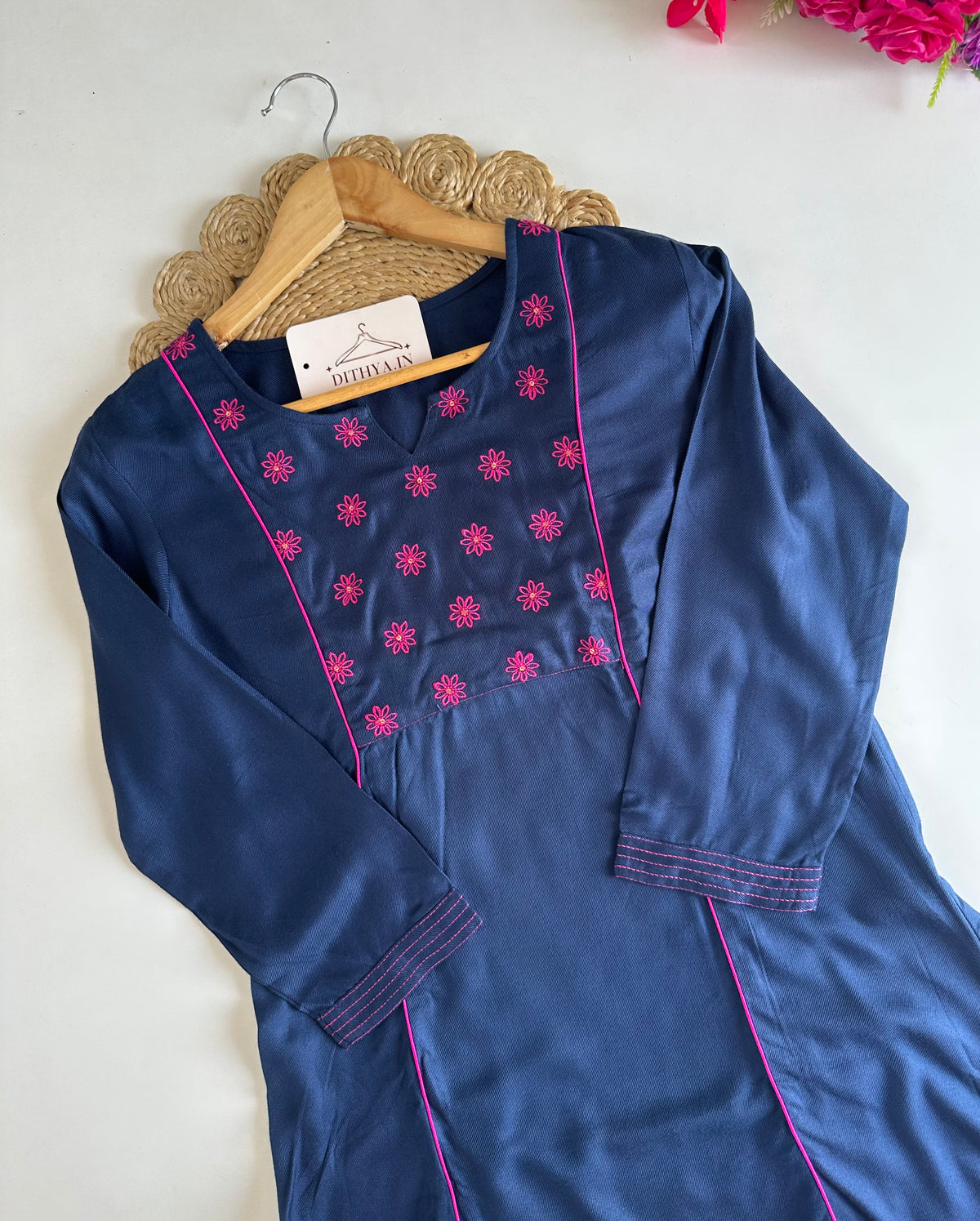D765-Cotton Aline Kurti