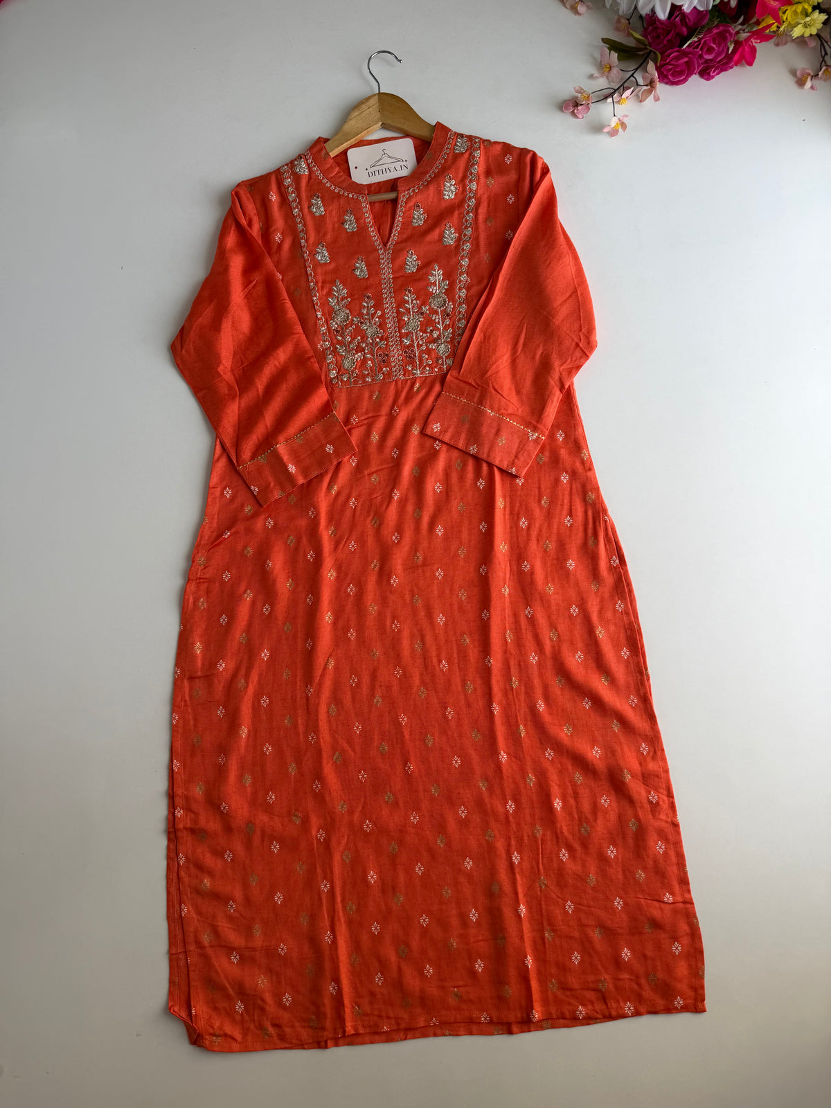 D791-Cotton straight Kurti