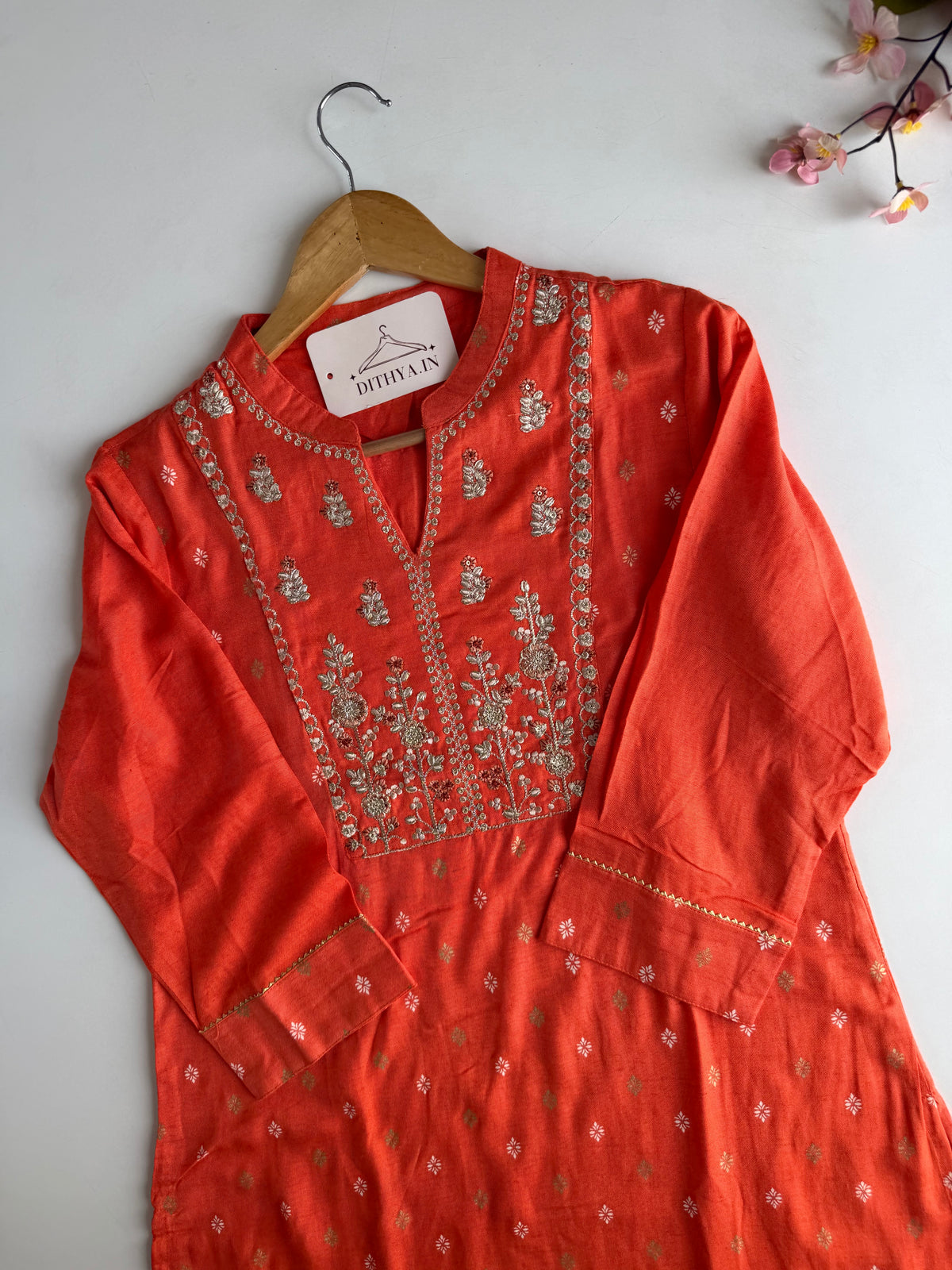 D791-Cotton straight Kurti